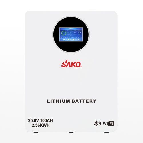 SAKO Li-Sun Wall Stand Lithium Battery Pack 25.6V100Ah